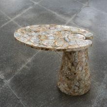  9.92394 - Cone Cantilever Table-Natural Agate